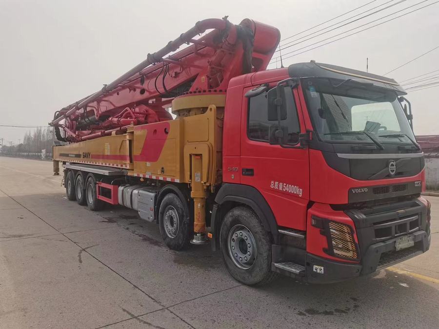 2021 Sany 68 with Volvo truck